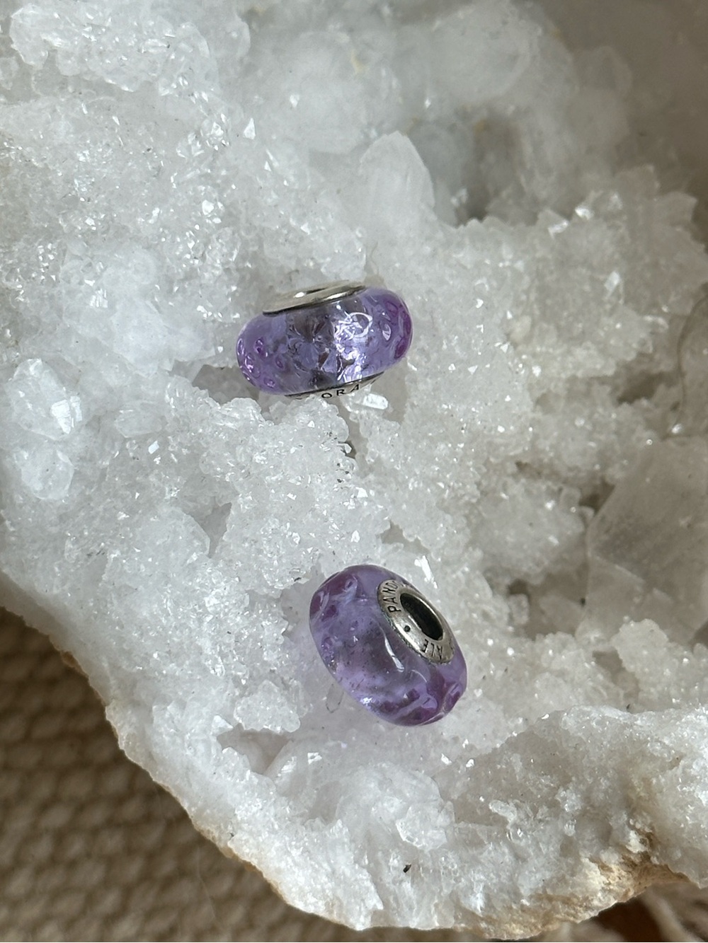 Pandora Purple Wavy Muranos